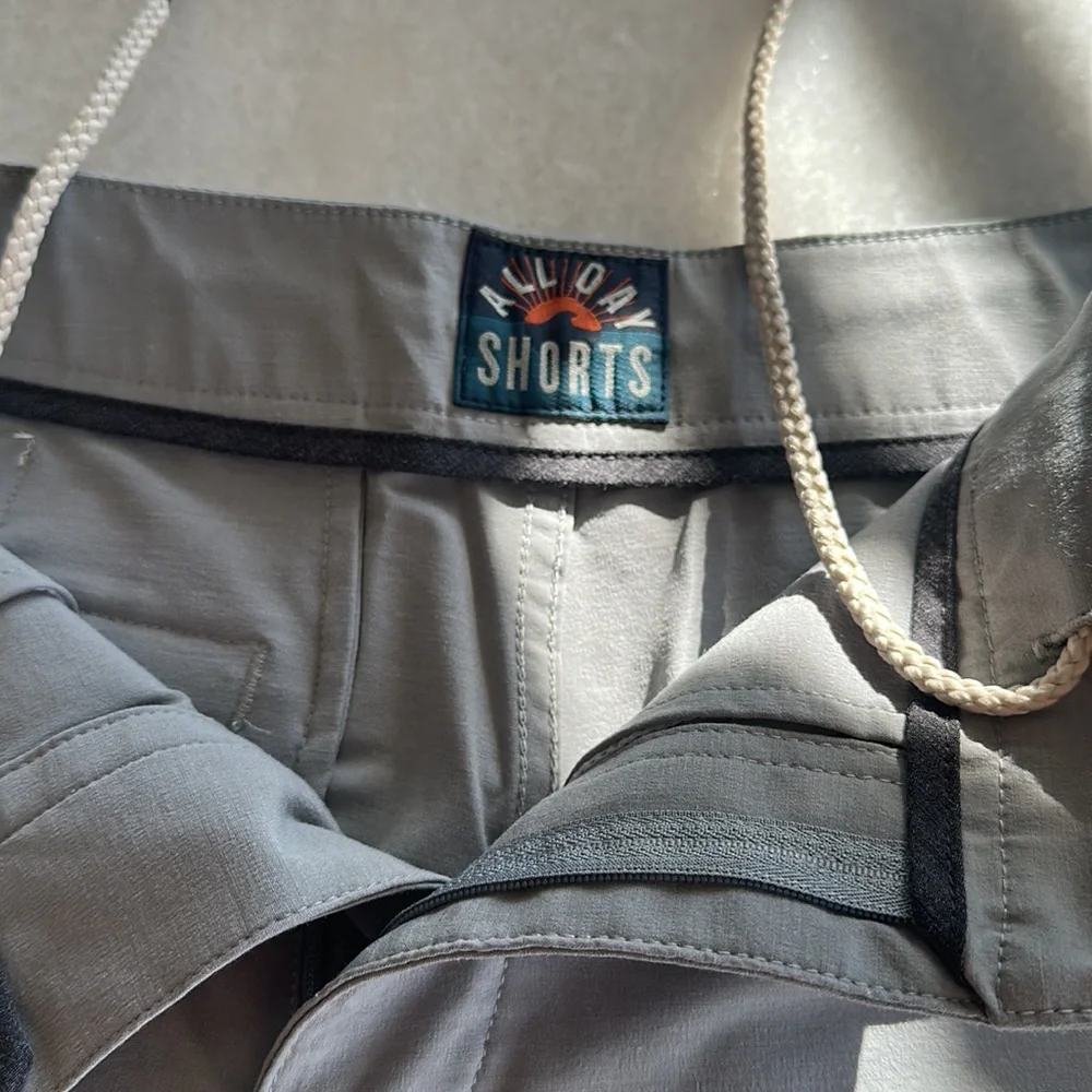 Faherty all day gray shorts